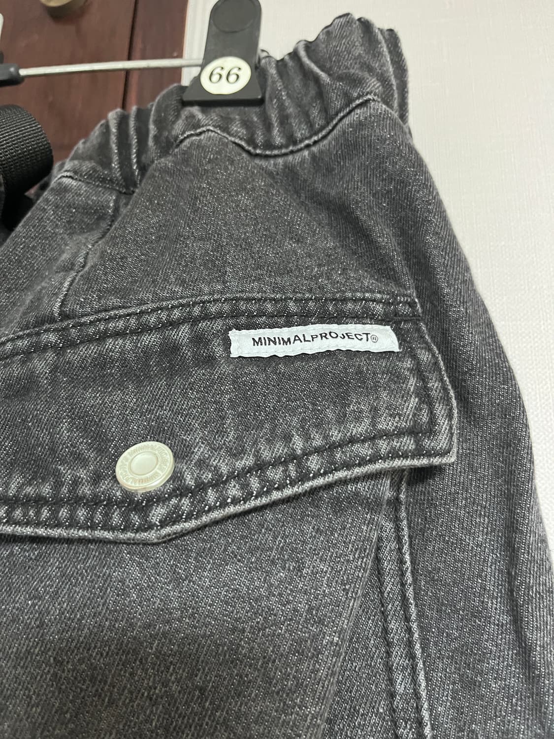 미니멀프로젝트워시드 퍼티그 벌룬 데님 팬츠 MDP105 [DARKGRAY 상품이미지4