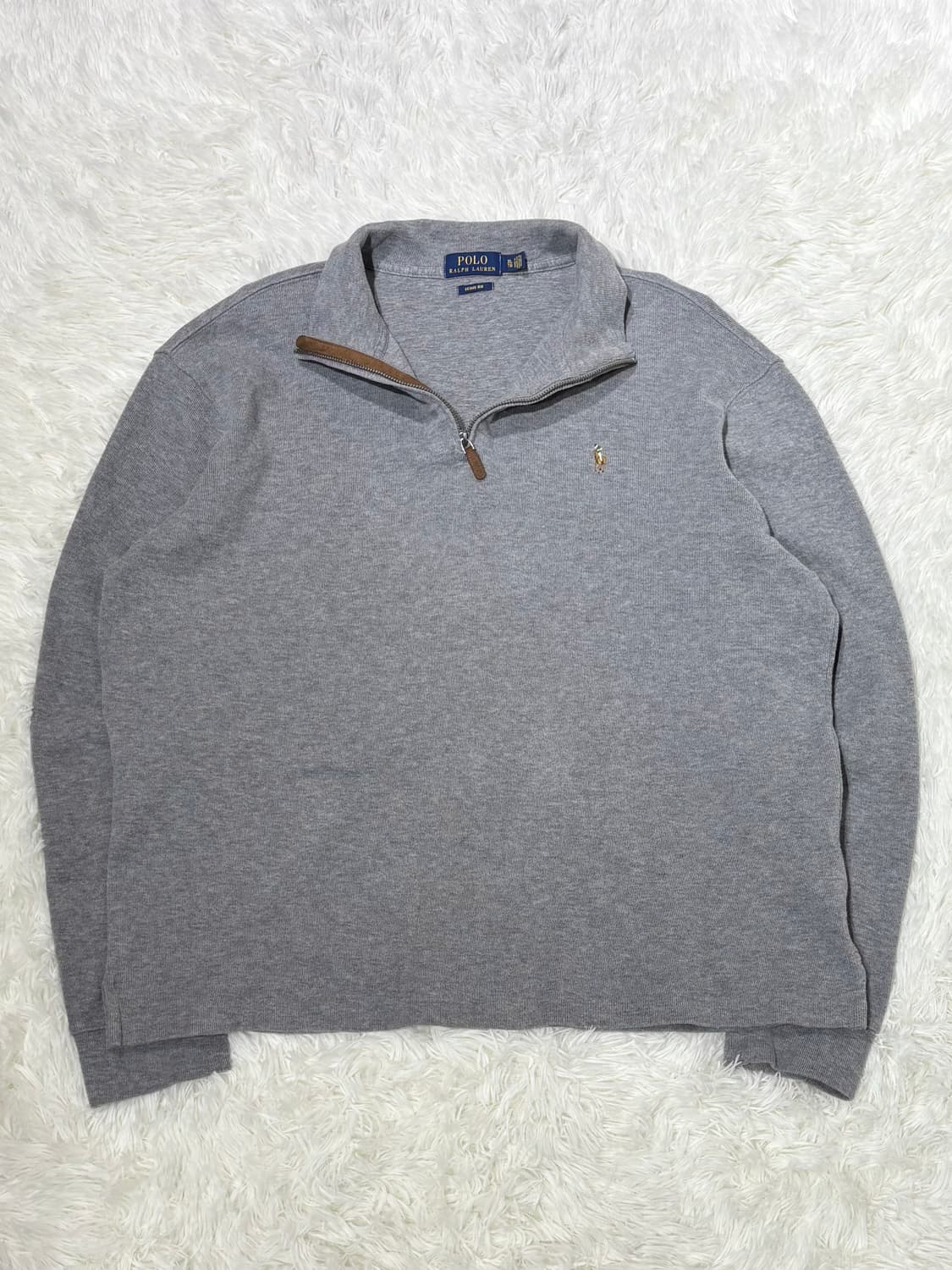 폴로랄프로렌 멀티포니 그레이 반집업 니트 상품이미지4