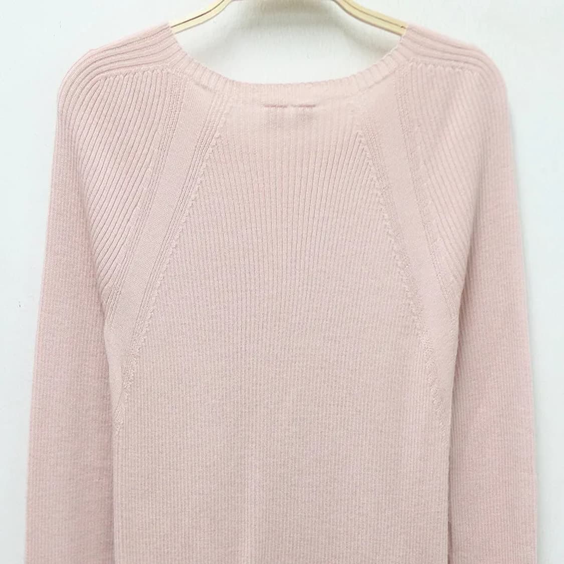 유니클로 핑크  울 래글런 니트 61106 상품이미지7