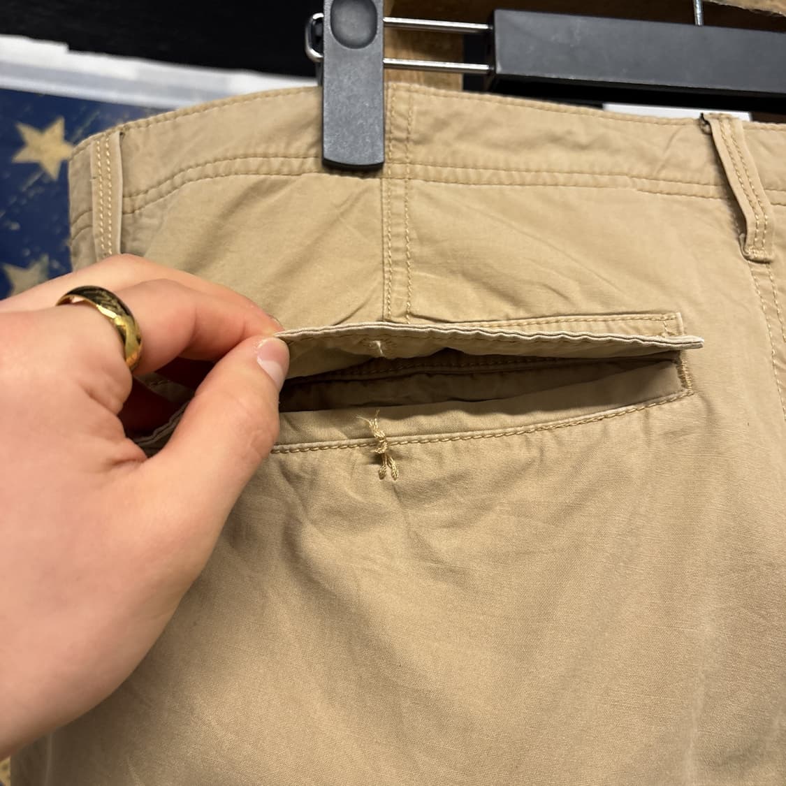 00s 리바이스 502 라이트코튼 와이드 카고팬츠 빅포켓 N773 상품이미지6