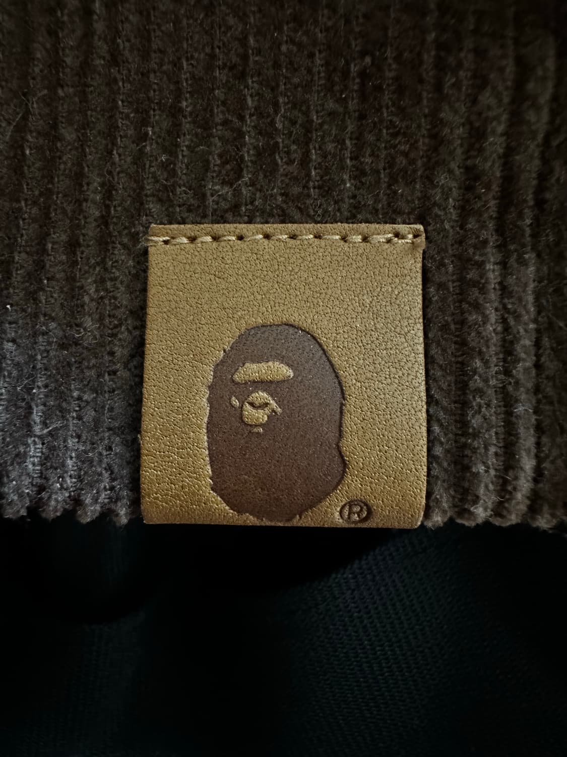 베이프 코듀로이 헤드 캡 모자 상품이미지4