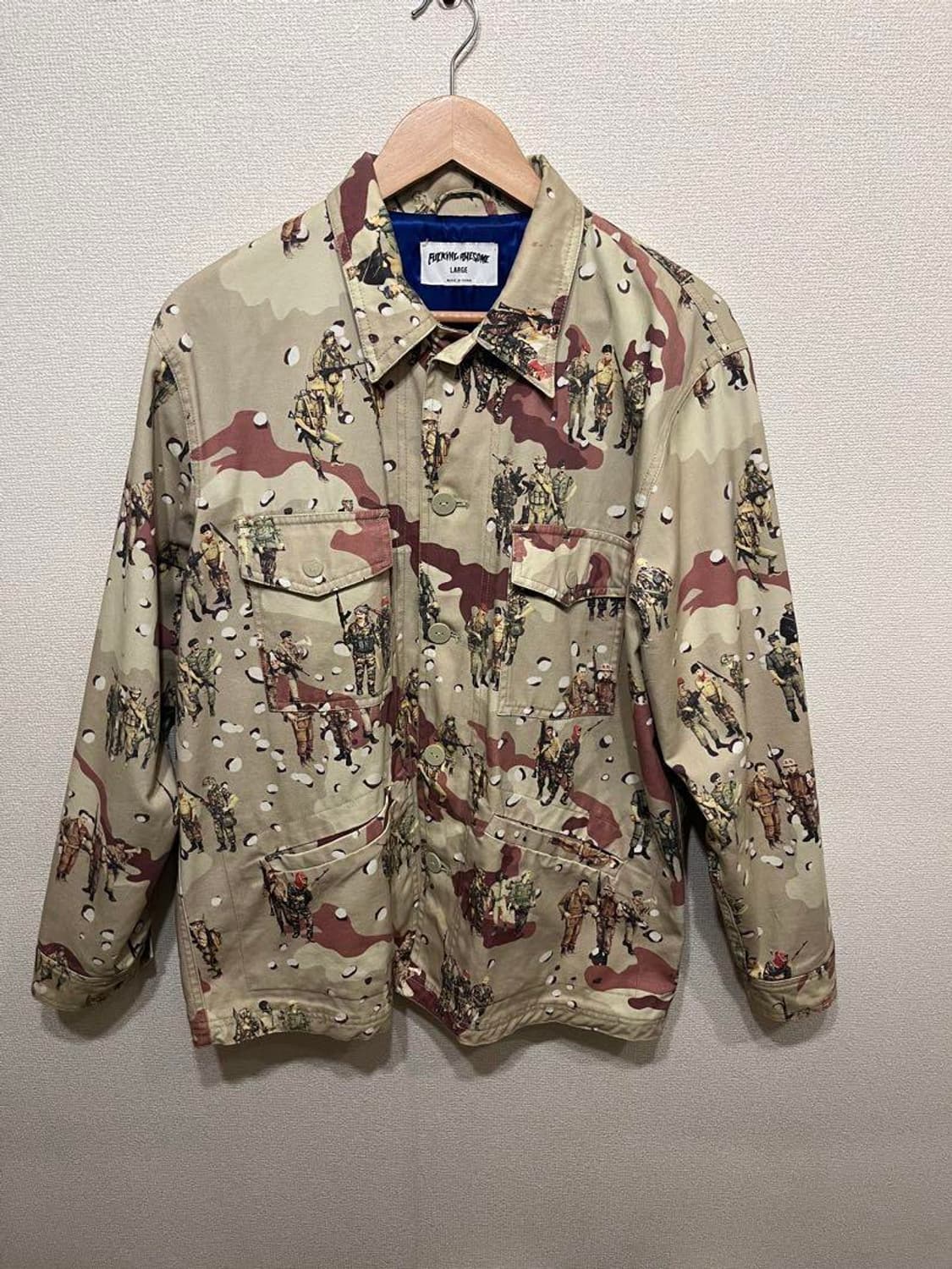 퍼킹어썸 솔저 카모 자켓 L 상품이미지1