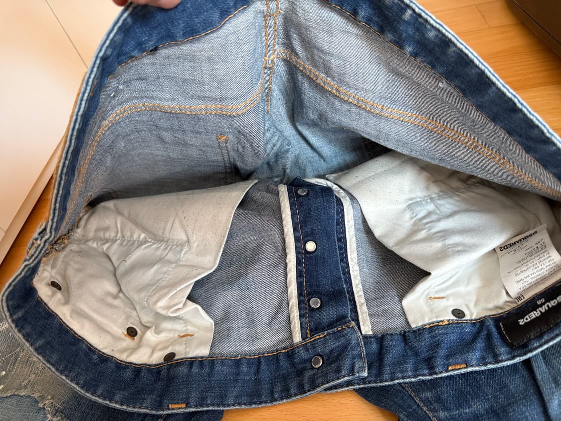 디스퀘어드 DSQ D2 디퀘 쿨가이진 데님 청바지 56사이즈 정품 쿨가이 상품이미지7