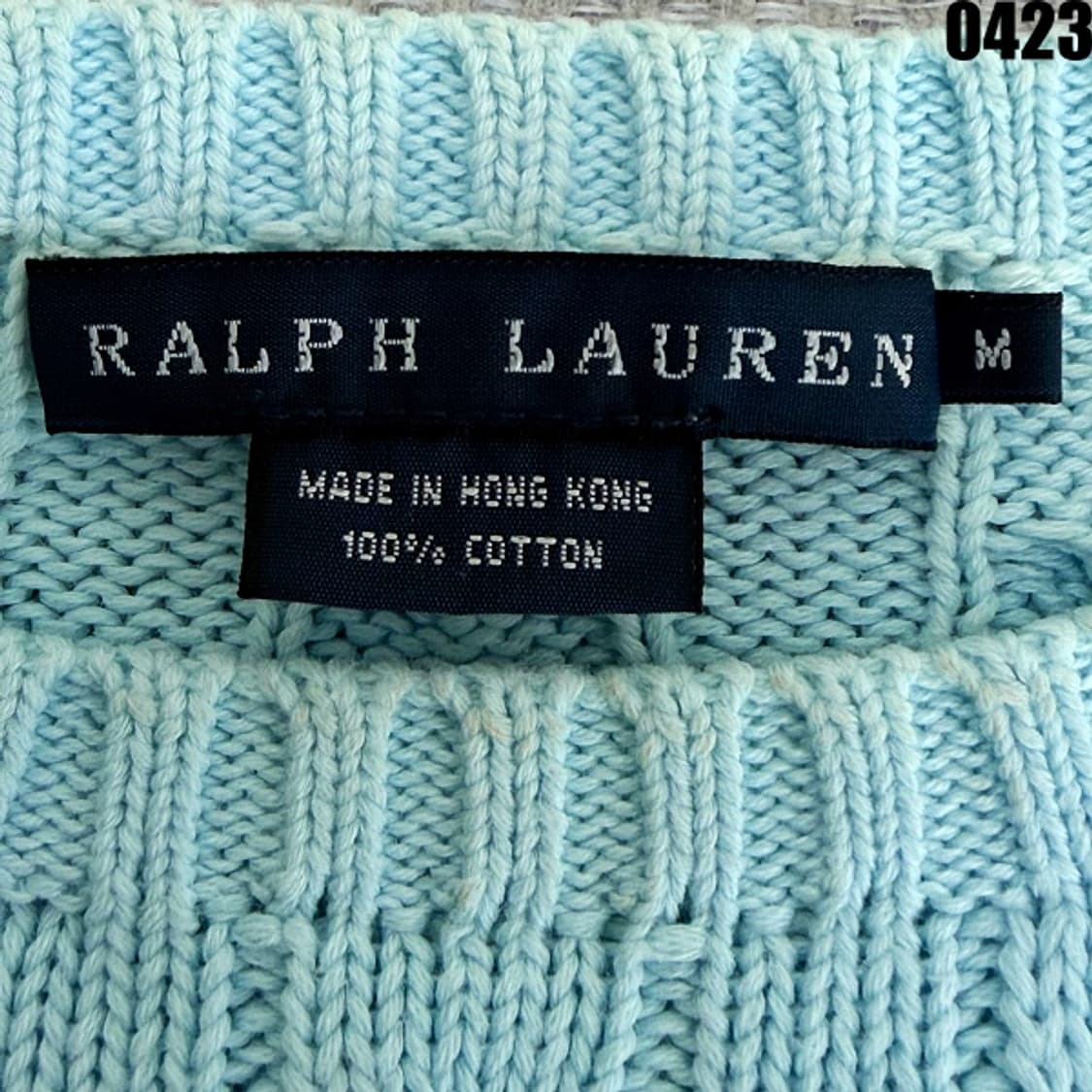 랄프로렌 케이블 니트 스웨터 M 0423  상품이미지4