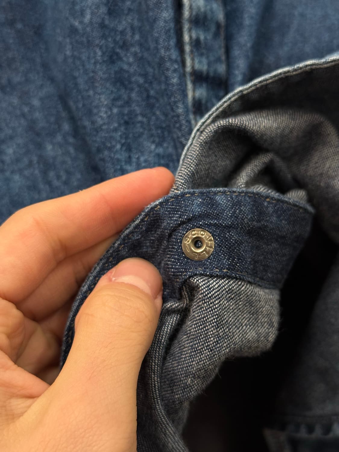 LL) Big-John Extra Denim Western Shirt 상품이미지6