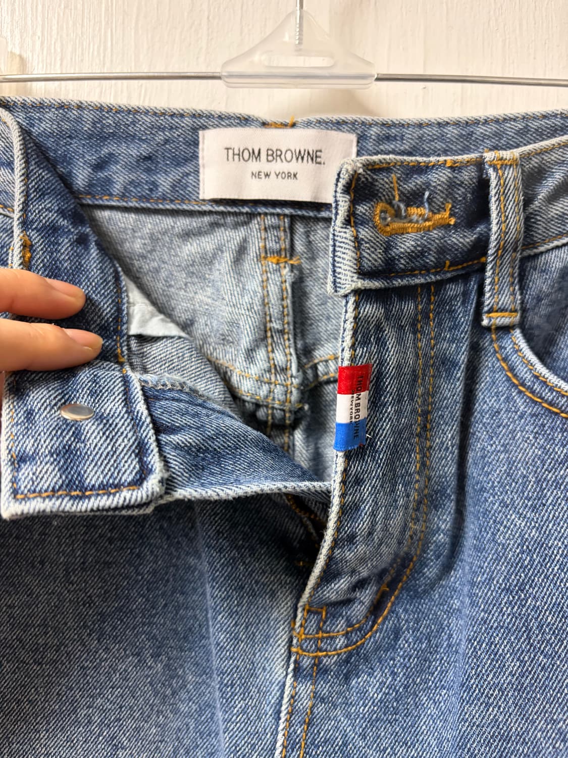 톰브라운 청치마 미디기장 1사이즈 상품이미지4