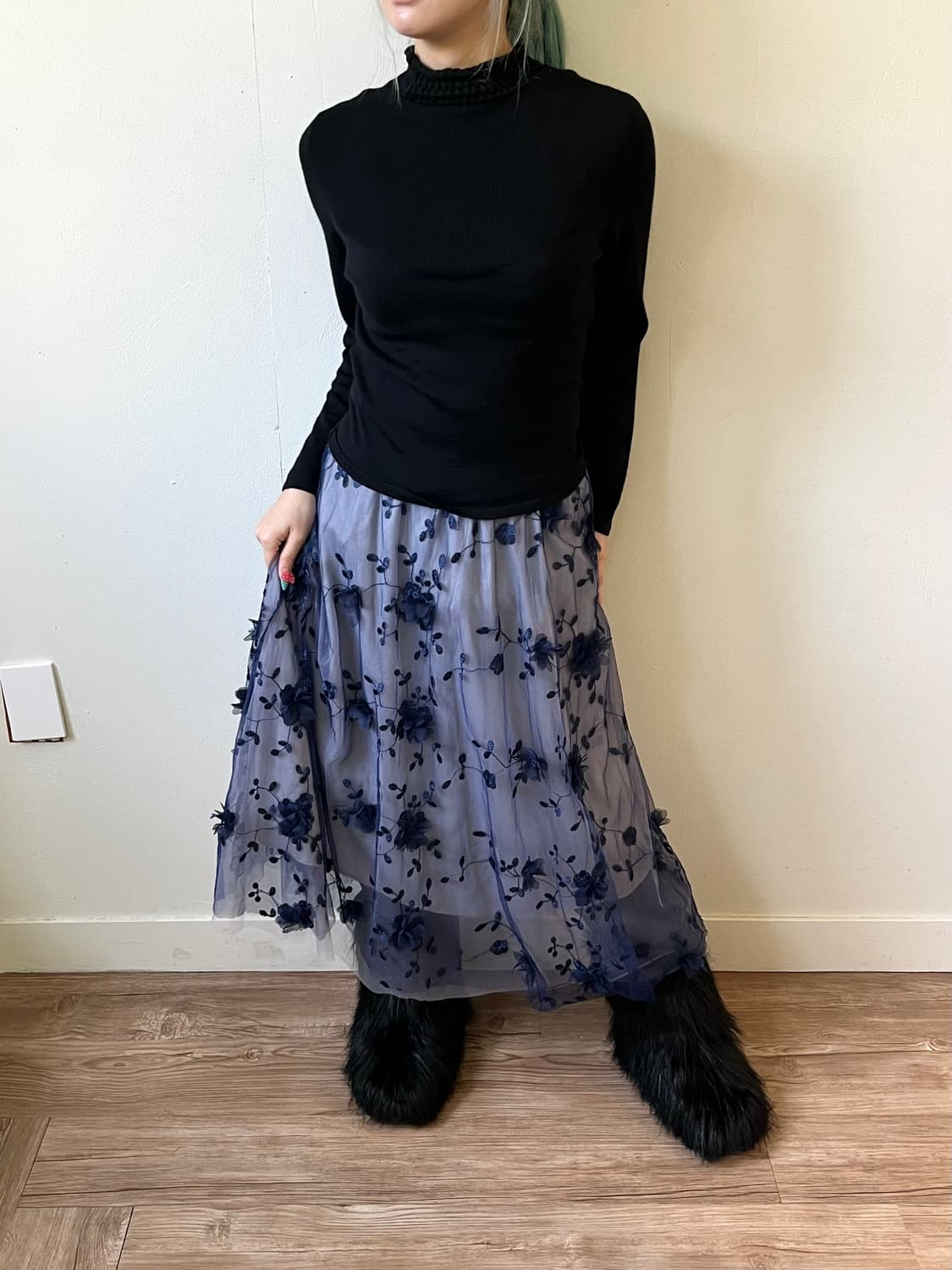 pierre cardin 블랙 터틀넥 상품이미지5