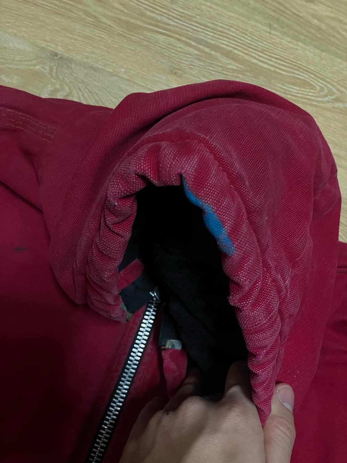 칼하트 빈티지 덕엑티브자켓 레드 상품이미지4