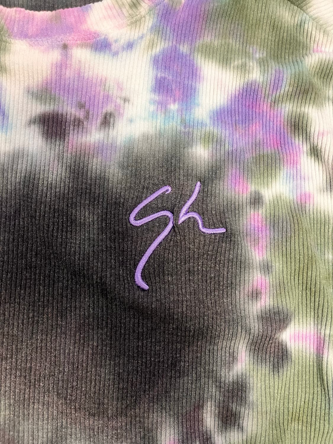 AMETHYST TIE DYE THERMAL LONG SLEEVE 상품이미지3