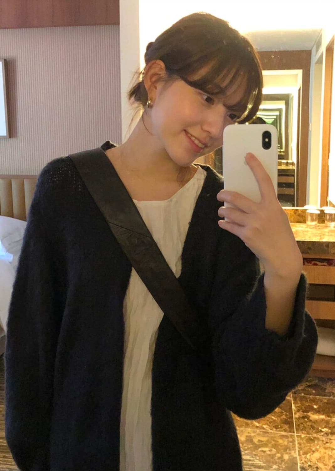 데일리마켓 헤어리 니트 가디건 상품이미지2