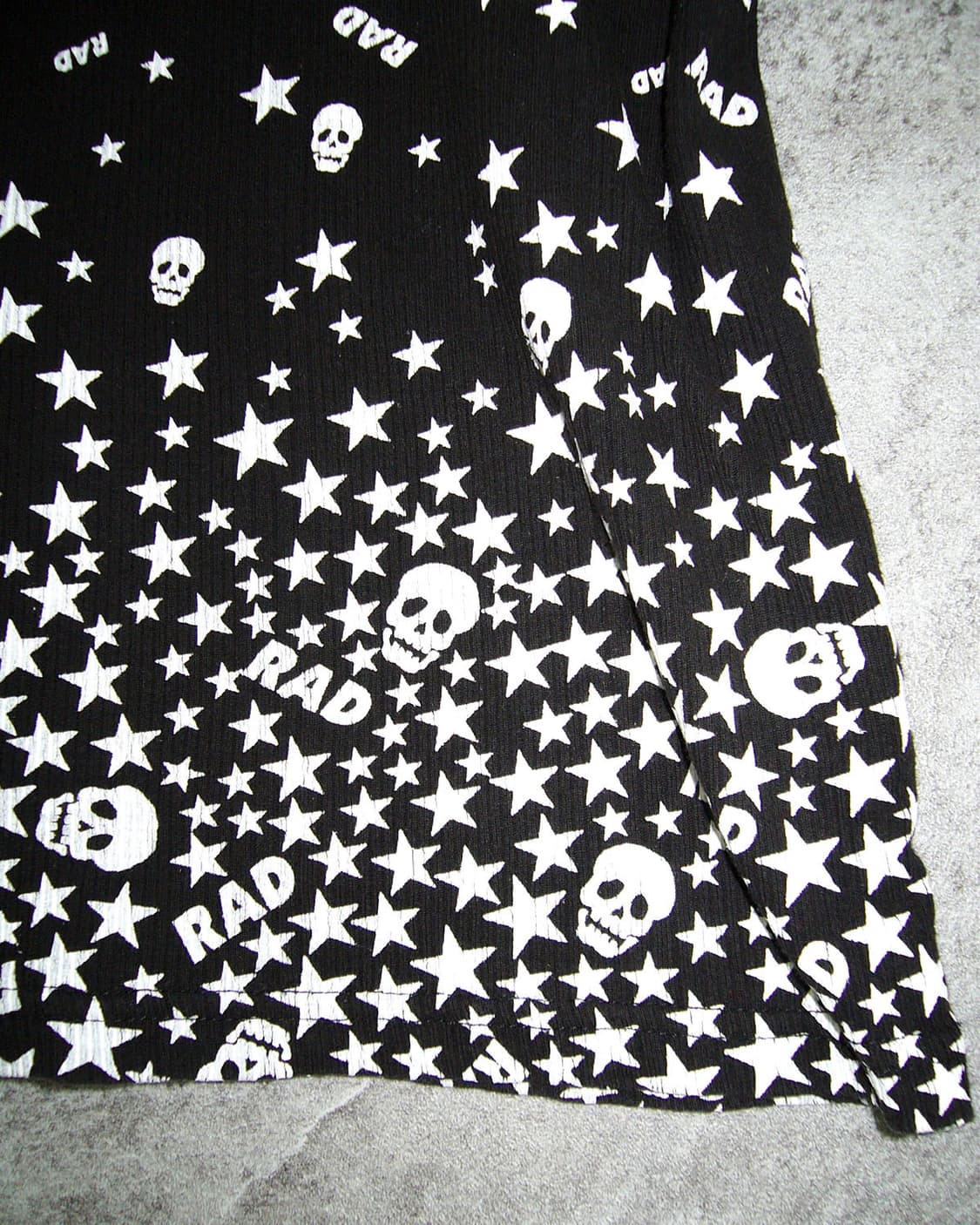 RAD CUSTOM Black Scull Top 상품이미지4
