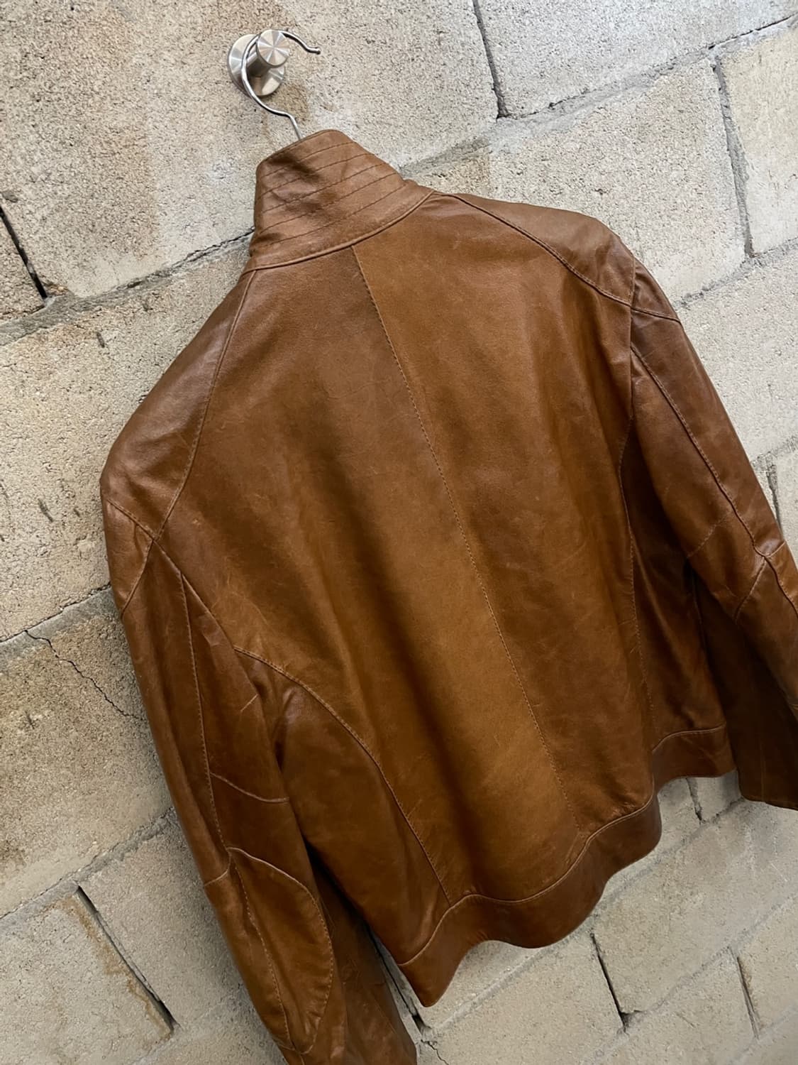 페루치 모터사이클 레더 자켓  상품이미지5