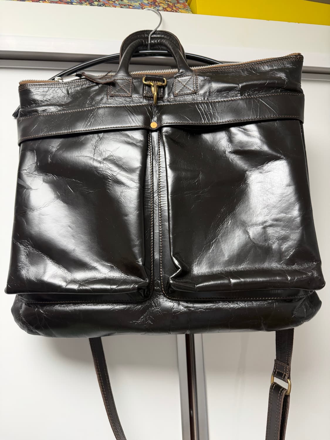 엠비스 말가죽 헬멧백 블랙  상품이미지2