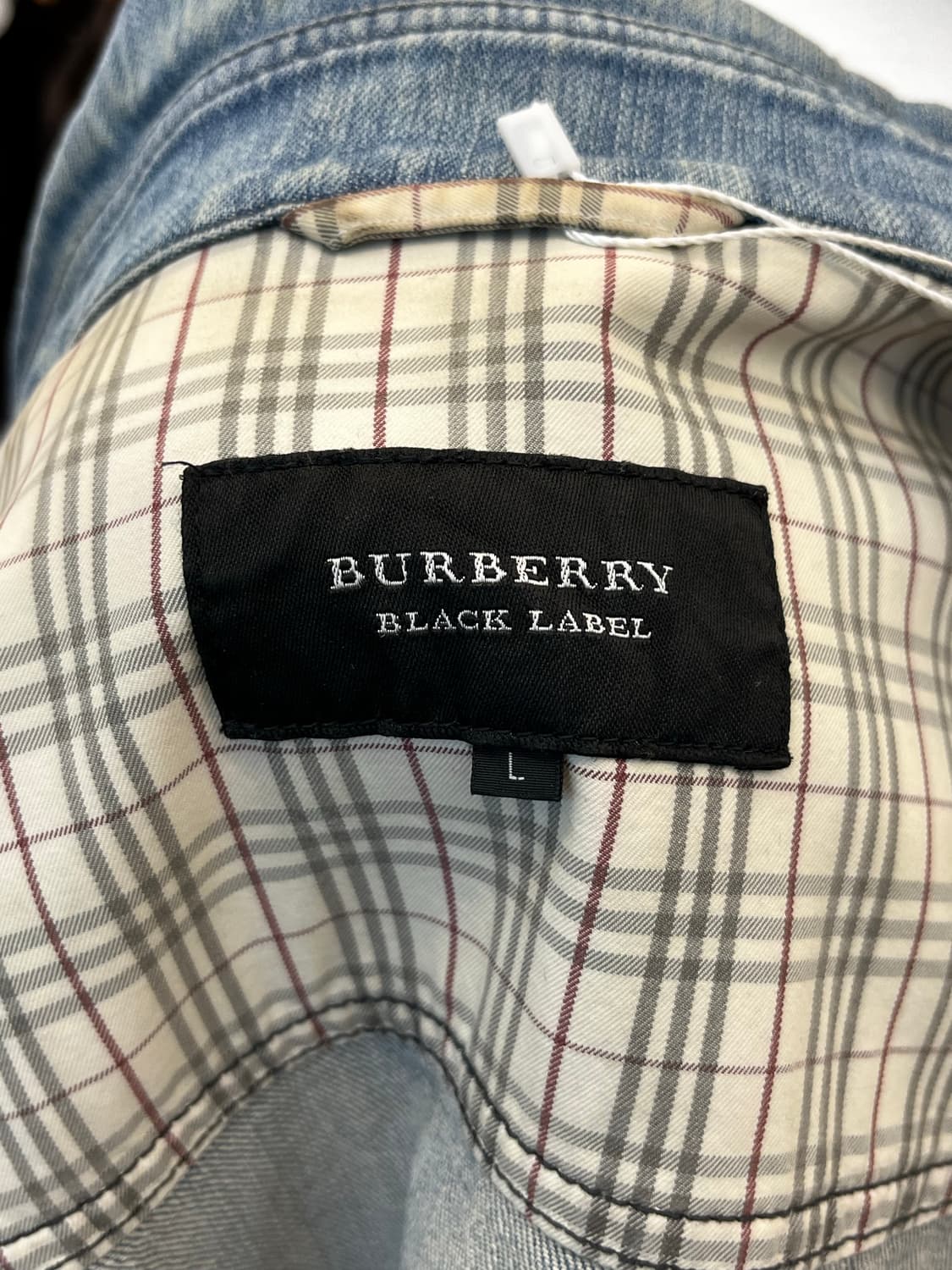 버버리 블랙 라벨 밀리터리 데님 자켓 상품이미지8