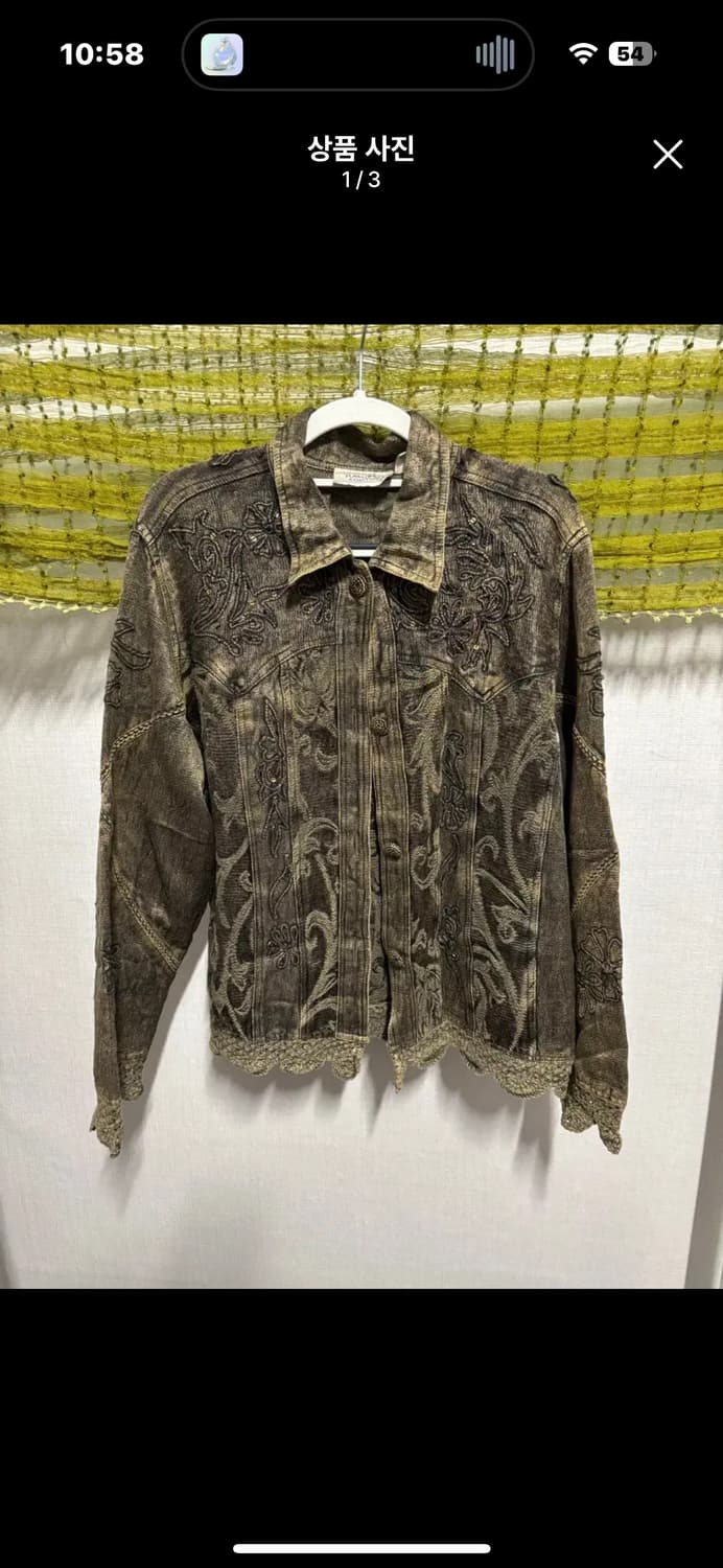 빈티지 에스닉 히피 자수 자켓 상품이미지1