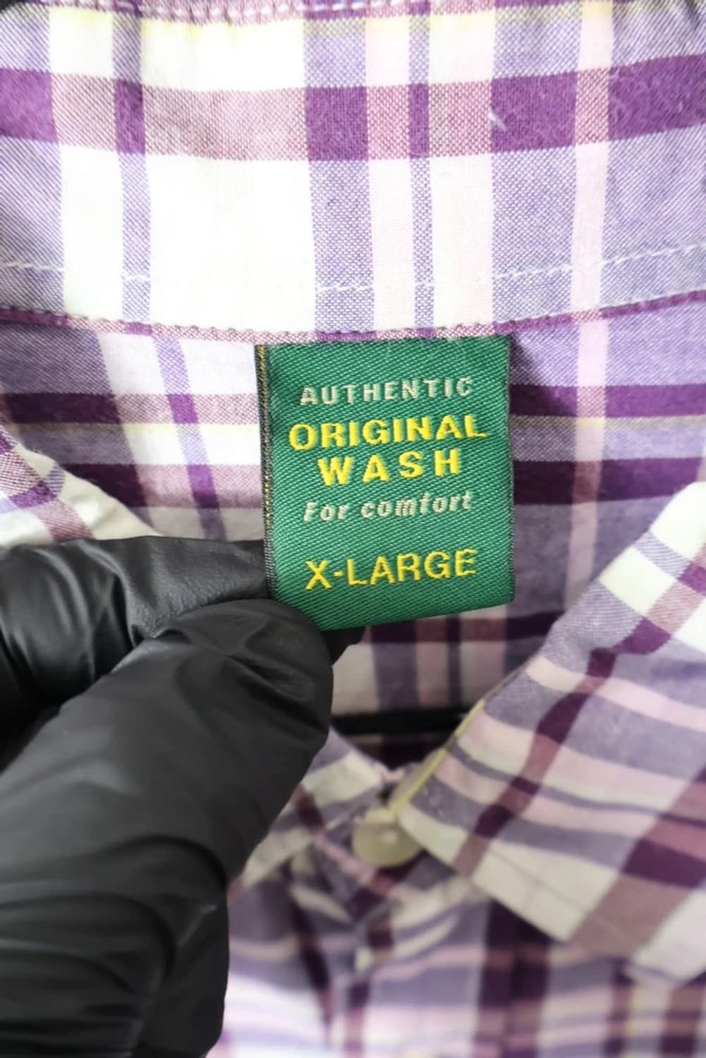 Uniqlo Purple Plaid Shirt 상품이미지5