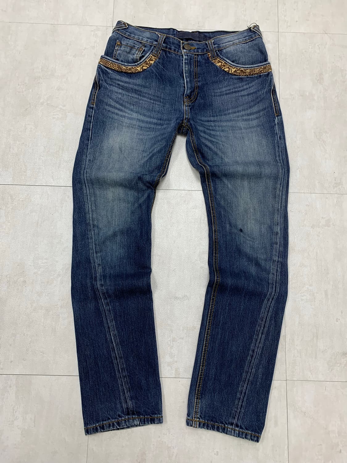 에비수 데님 워싱 팬츠 #664 상품이미지1