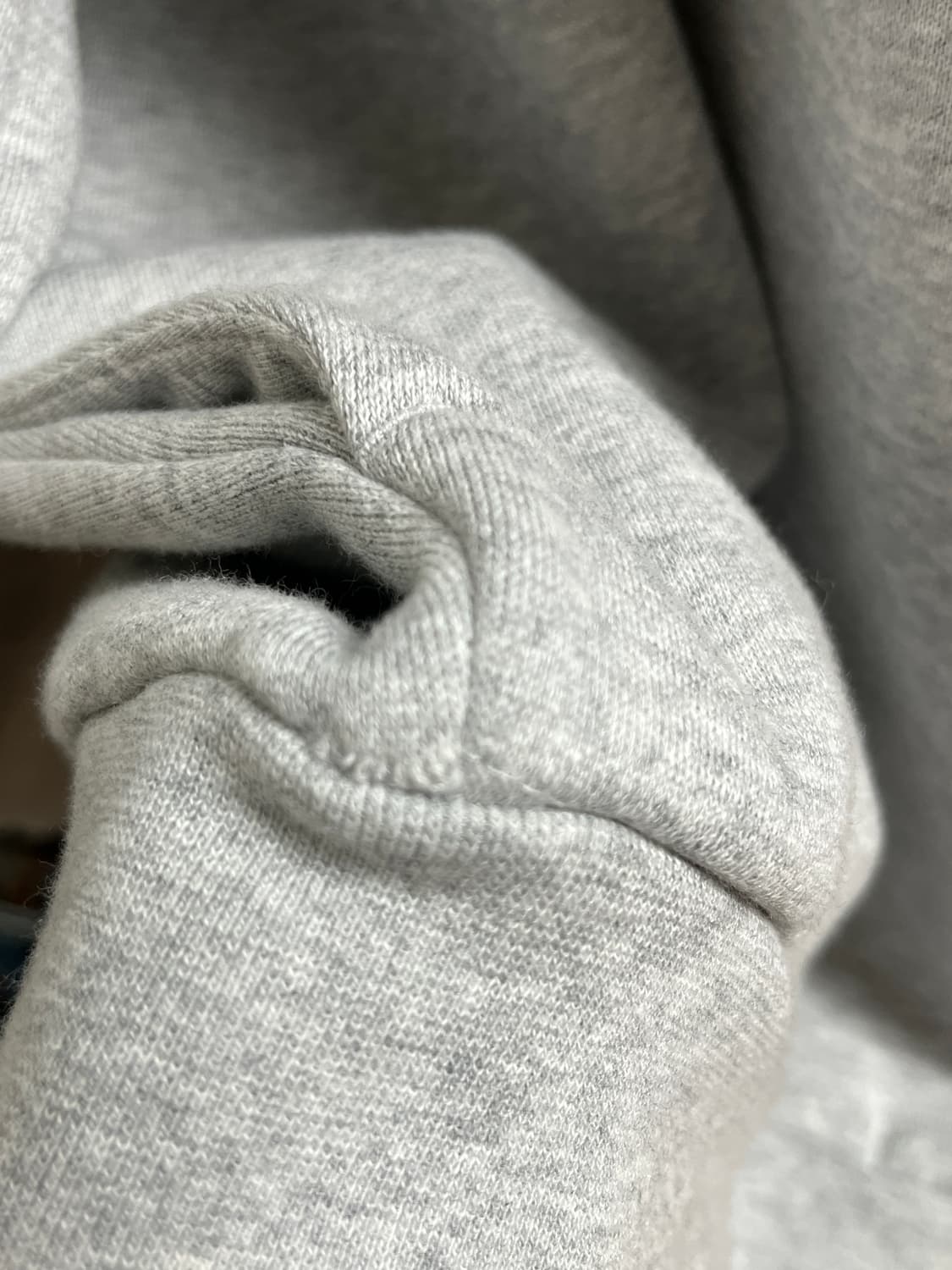 에센셜 플리스 후드 라이트 헤더 그레이 - 24FW 상품이미지4