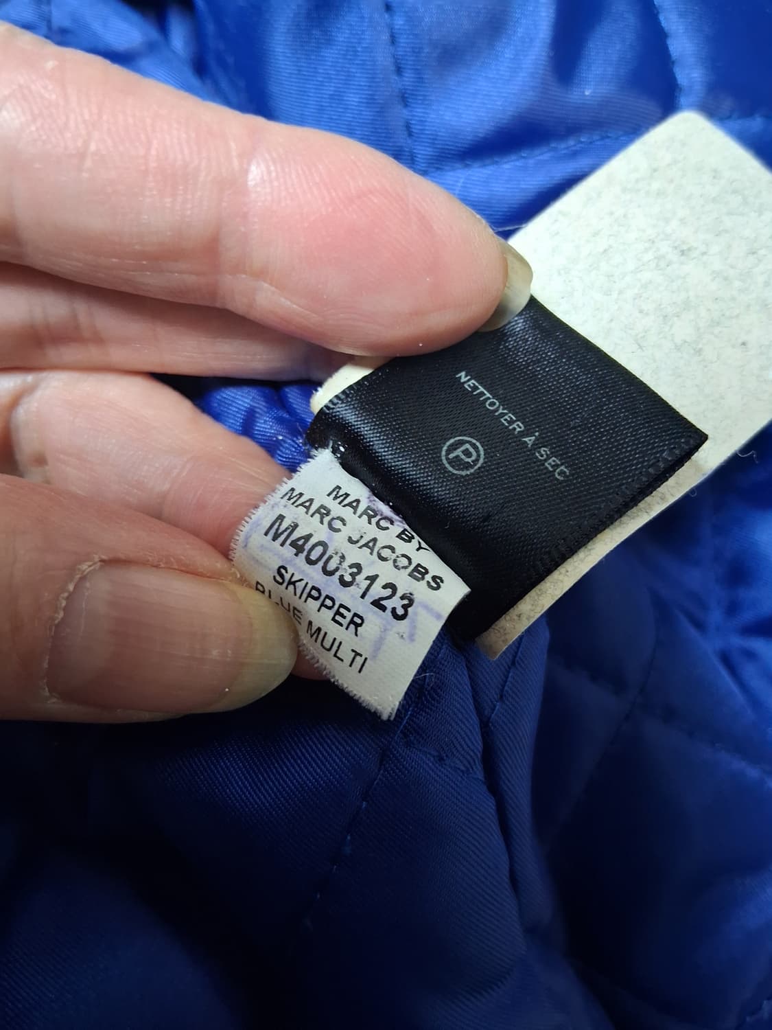 마이클제이콥스양모블루체크무스탕 상품이미지8