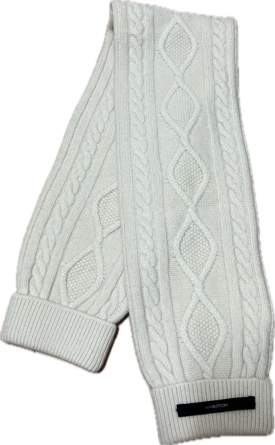 푸시버튼 니트 울 목도리 상품이미지3