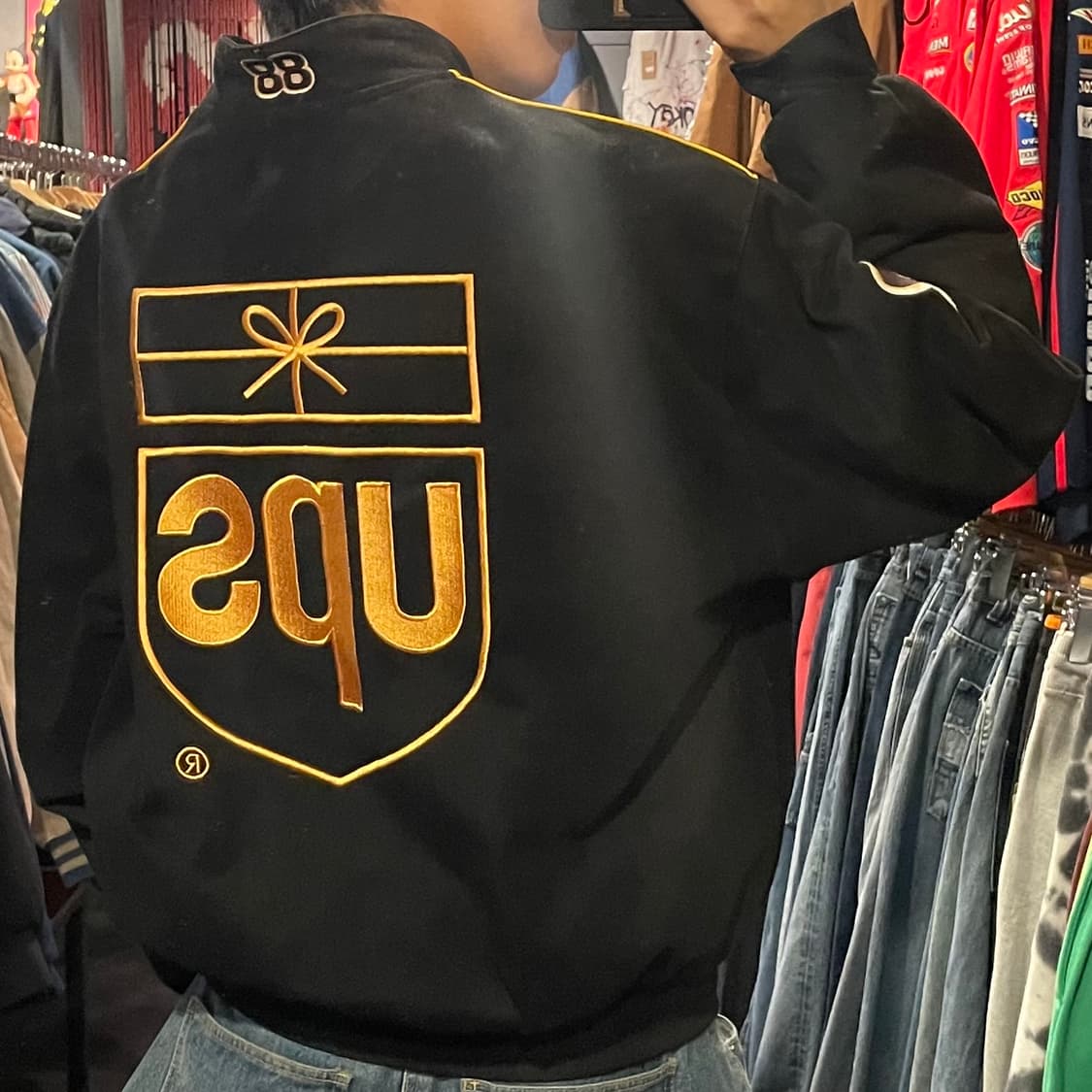 [IM]JH 제프해밀턴 Design since 1988 블랙 레이싱자켓  상품이미지4