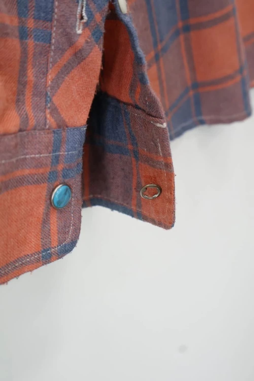 Navy Jeans Check Flannel Shirt 상품이미지7