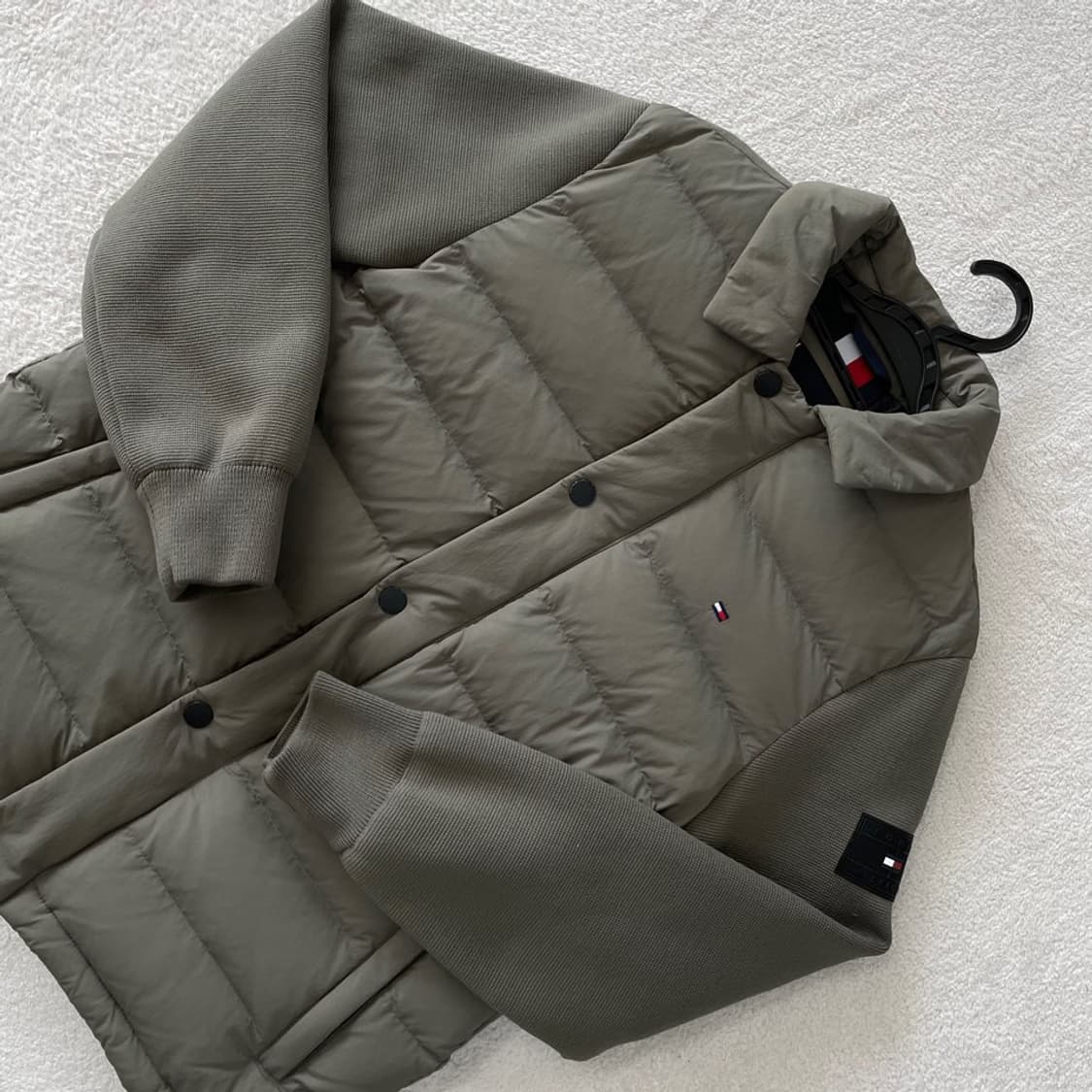 95 타미힐피거 다운 니트패딩 자켓 M 상품이미지3