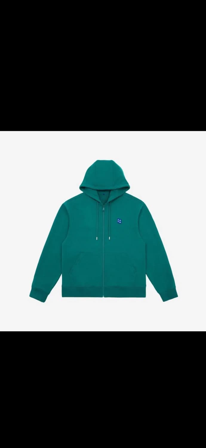 아더에러 시그니피컨트 TRS 태그 후드 집업 01 그린 상품이미지1