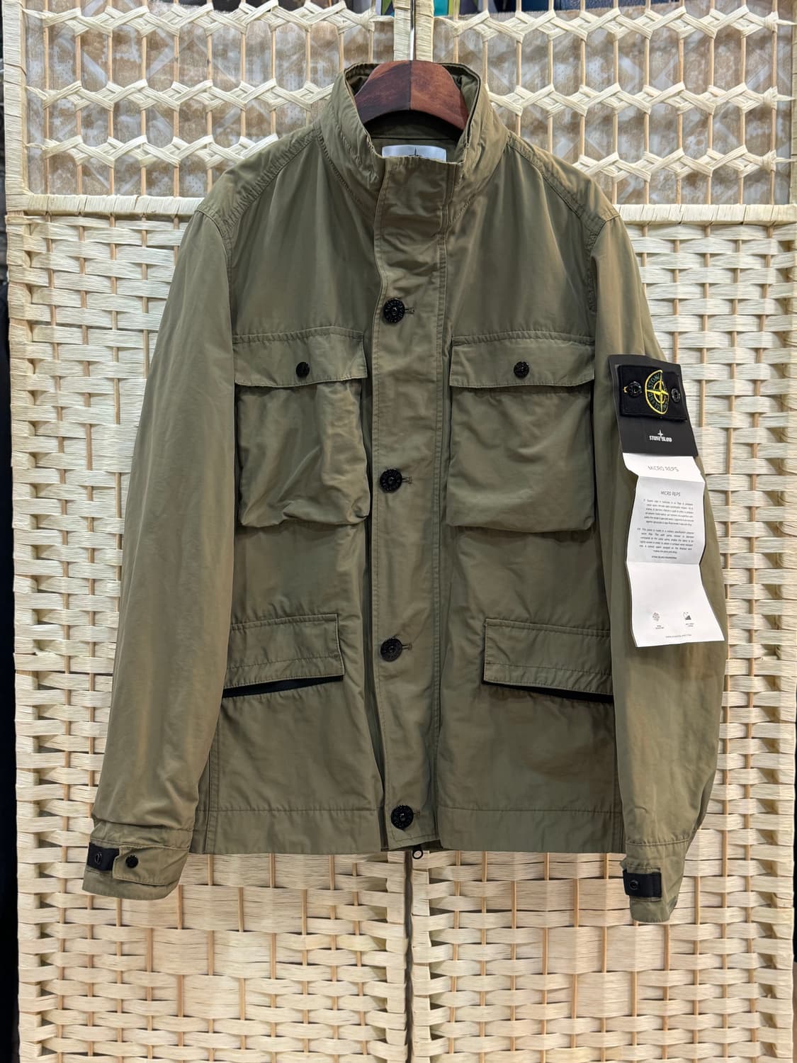 95 정품 스톤아일랜드 마이클롭스  바막 야상자켓 팝니다 상품이미지1