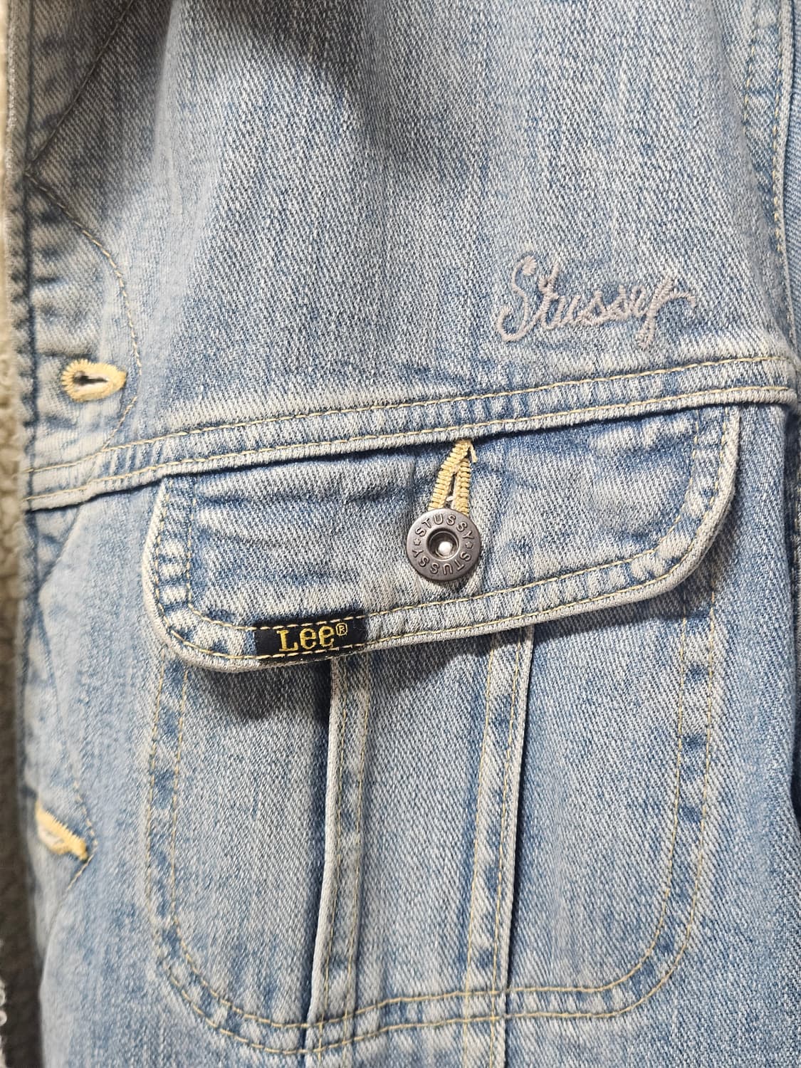 Lee 스투시 콜라보  스톰라이더 자켓 m 일본판 상품이미지7