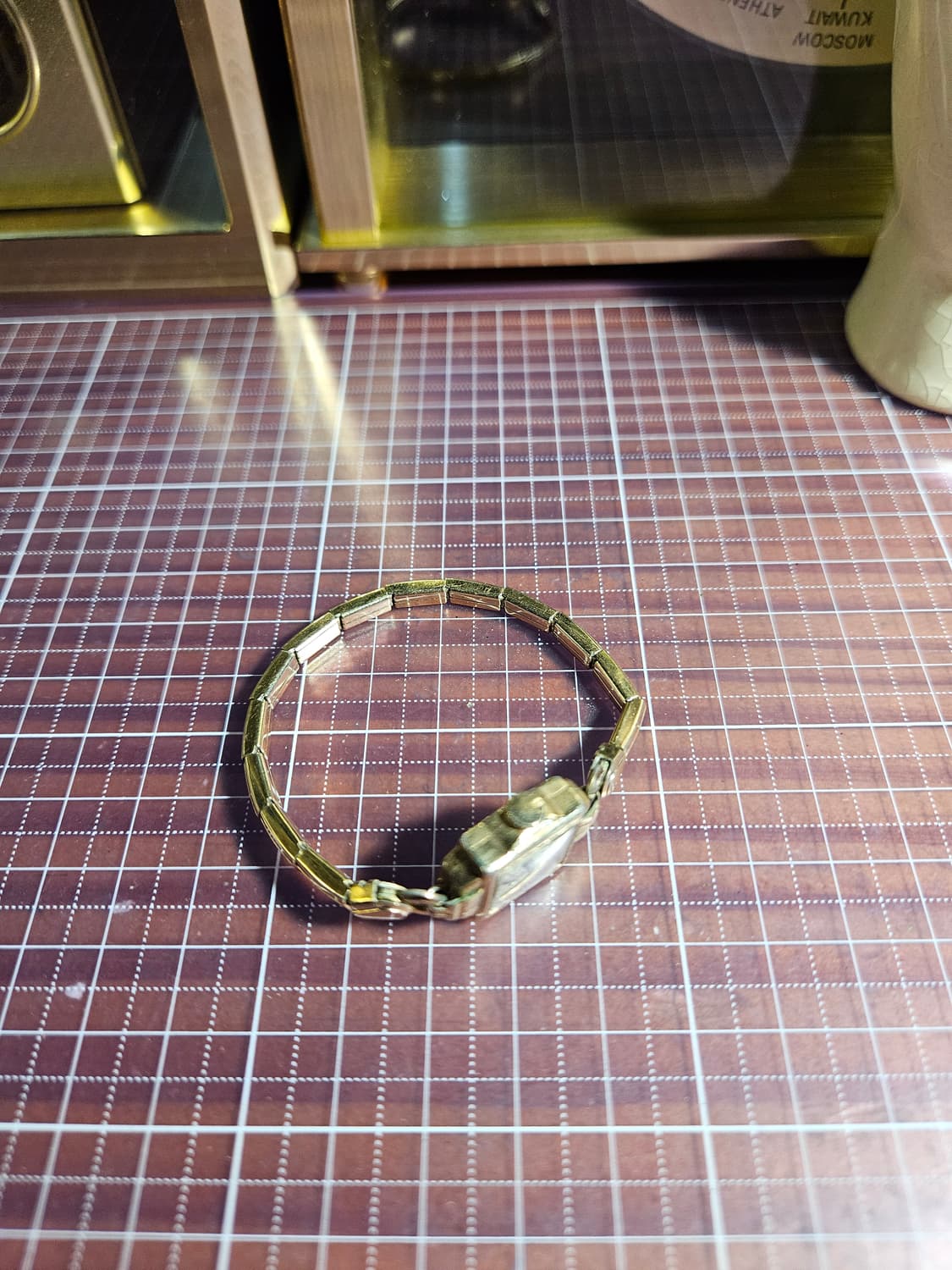 부로바 빈티지 금장 수동 핸드와인딩 여성용 시계 상품이미지4