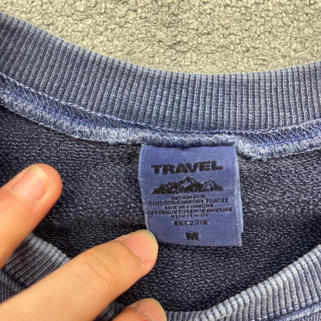 M 트레블 맨투맨 스웻셔츠 상품이미지4