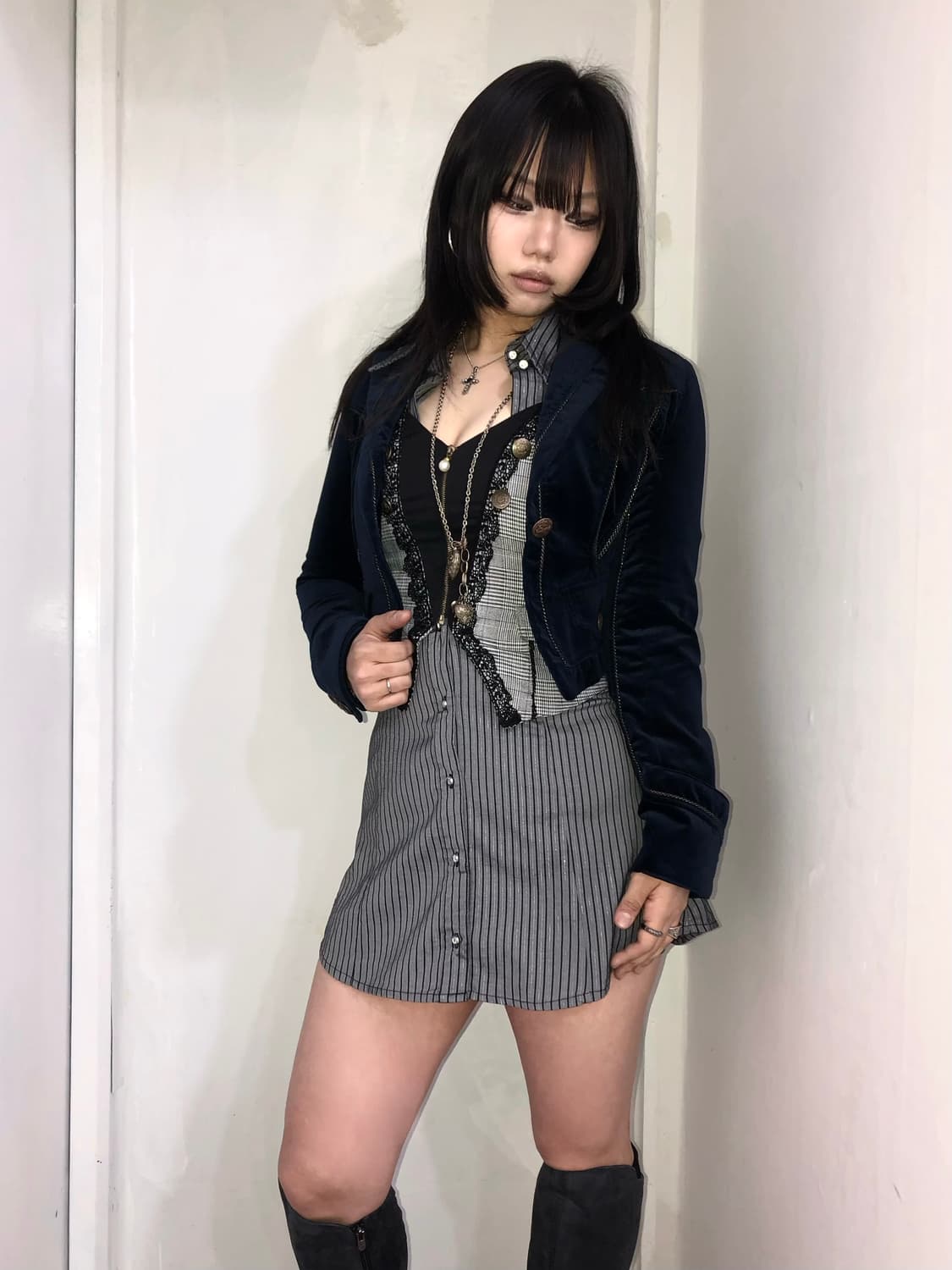 navy dollish antique gal set /DOHC,엑시즈팜 상품이미지1