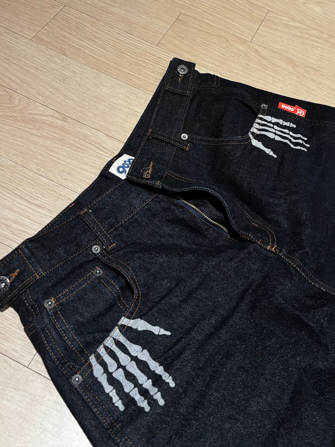 9090 본핸드 생지데님 L사이즈 상품이미지3