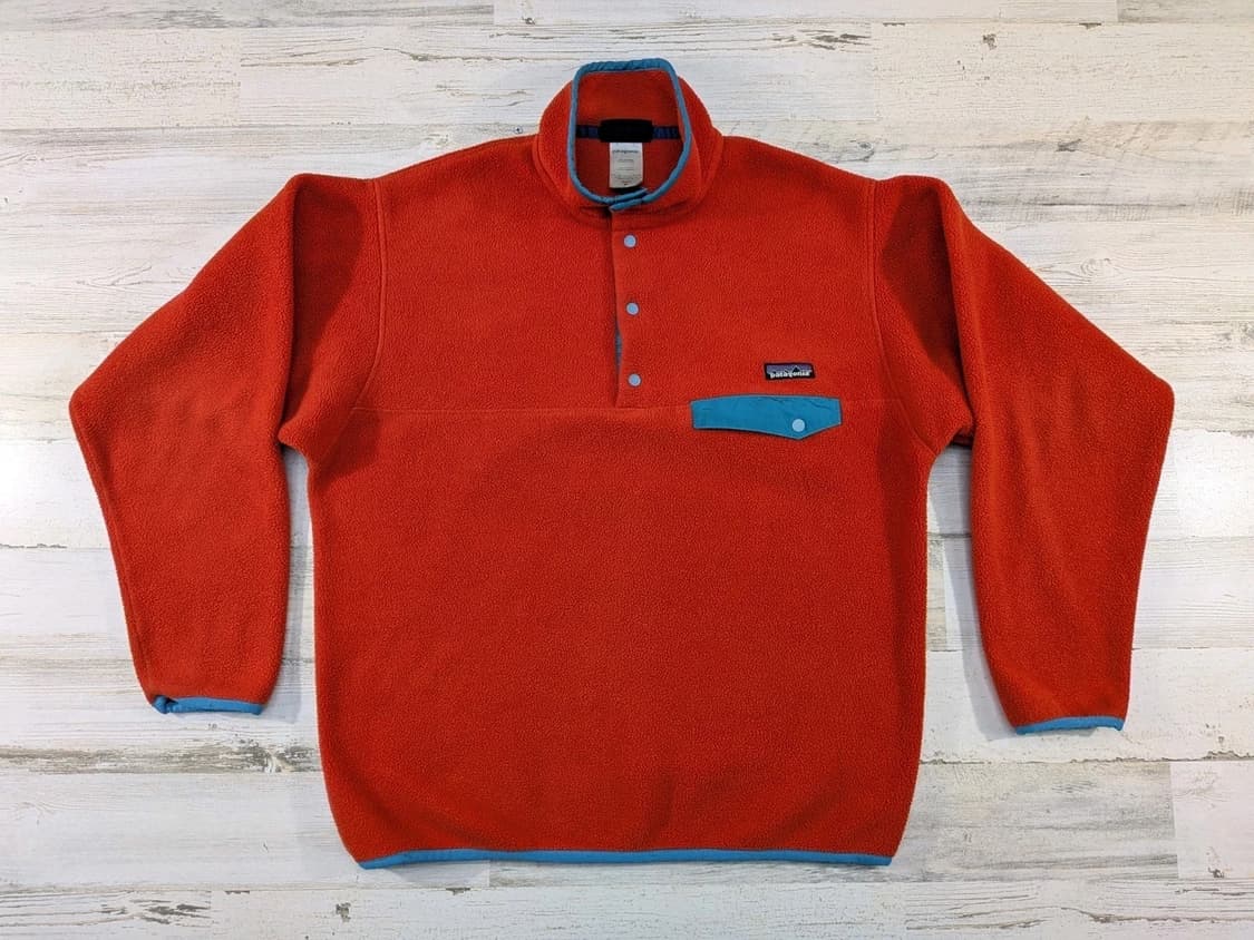 파타고니아 신칠라 스냅-T 버니시드 레드 상품이미지1