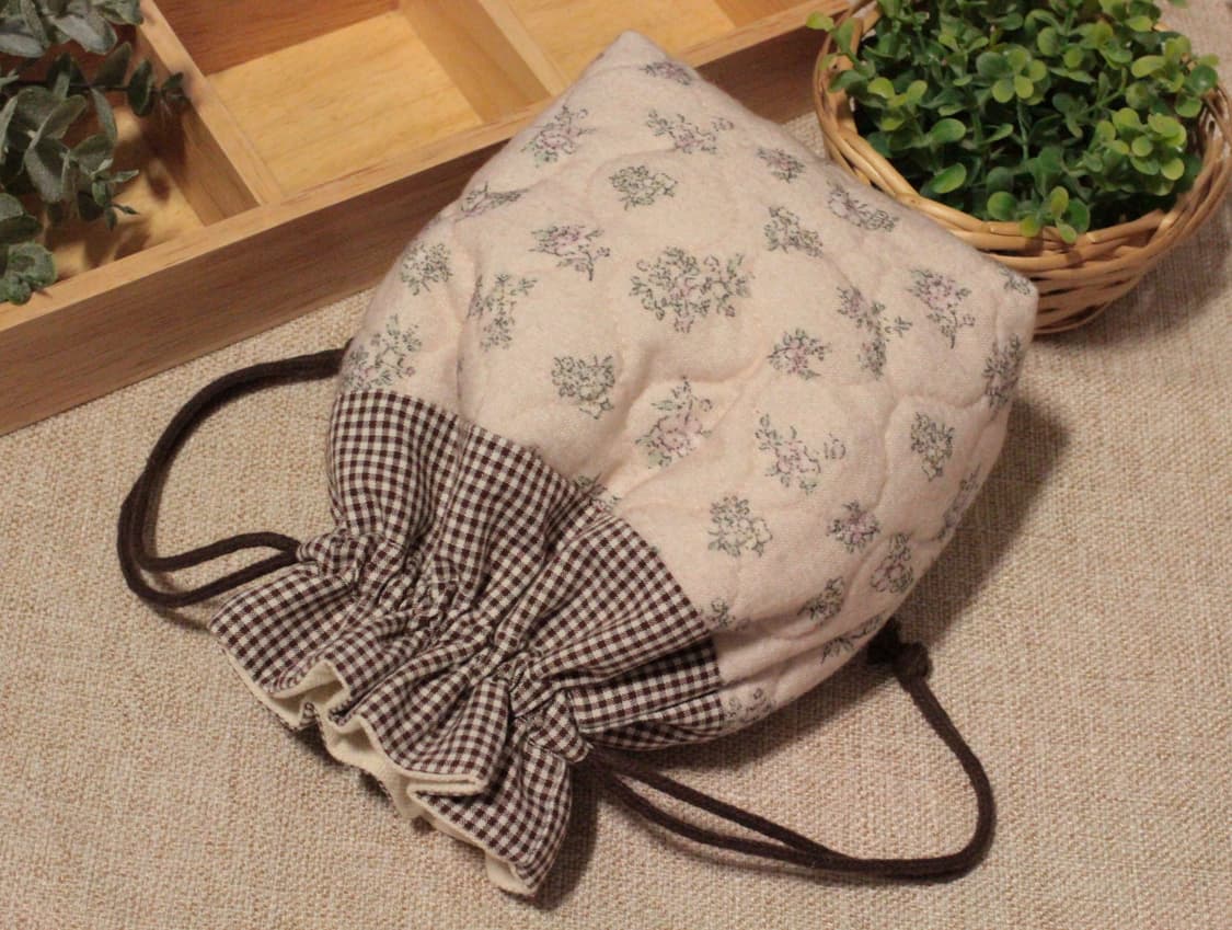 핸드메이드 퀼팅 스트링 파우치 상품이미지8