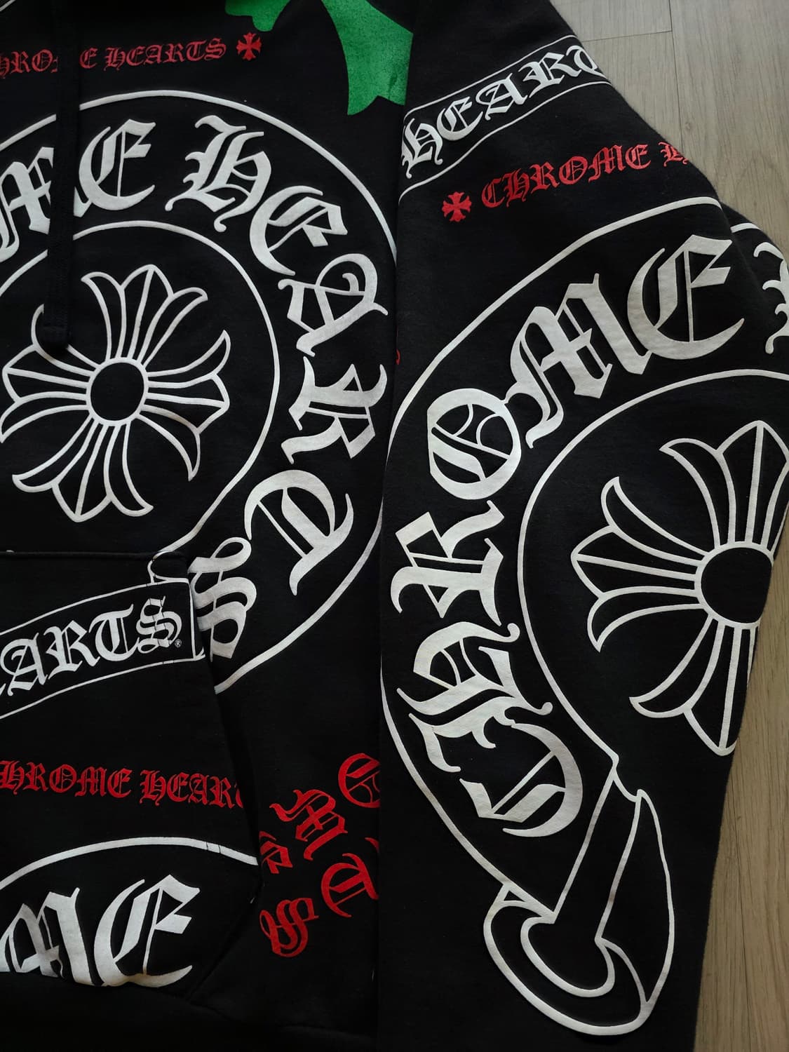 [xxl,새상품급]크롬하츠 스텐실 후드티 상품이미지7