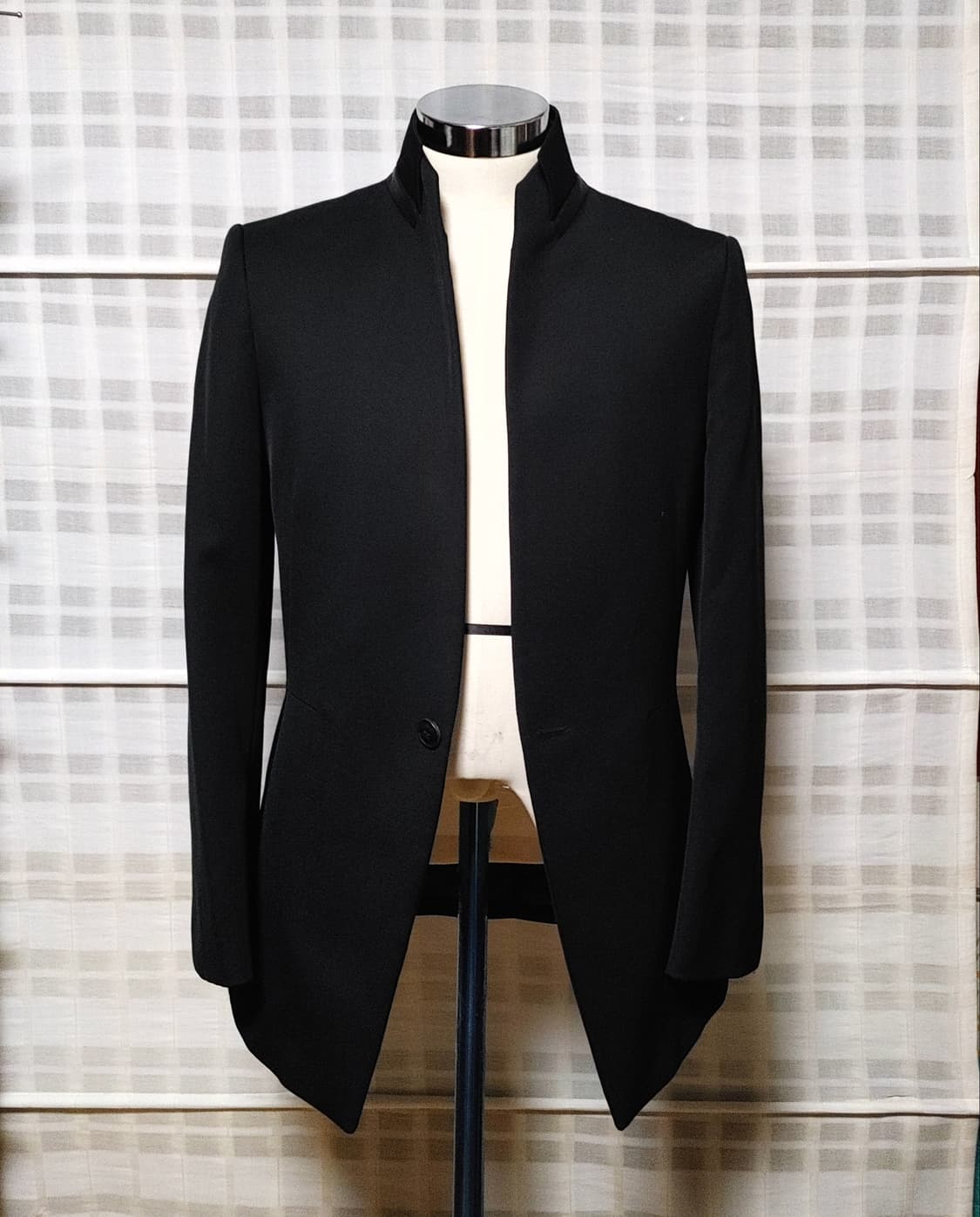 (한섬) 시스템 옴므 검정 코트 자켓 95 상품이미지1