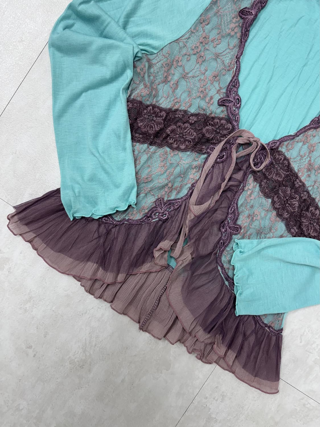 •모리 페어리 레이스 프릴 가디건 상품이미지3