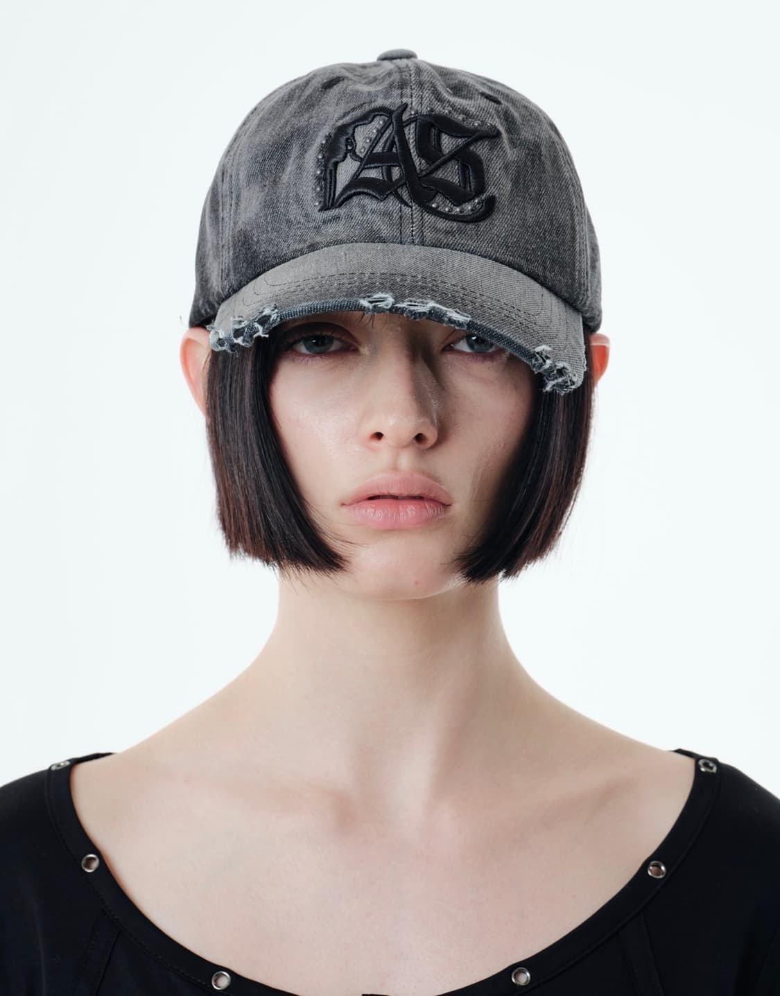 2000아카이브스 AS 워시드 데님 캡 볼캡 모자 상품이미지2