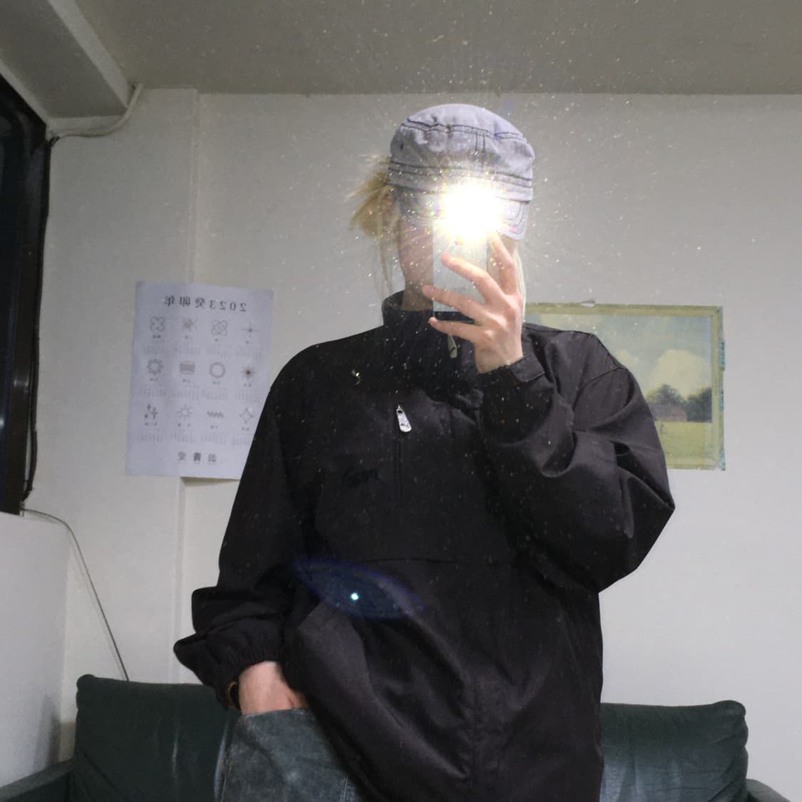 투티/0120 puma 푸마 자수로고 브라운 바람막이 자켓 트랙탑 상품이미지2