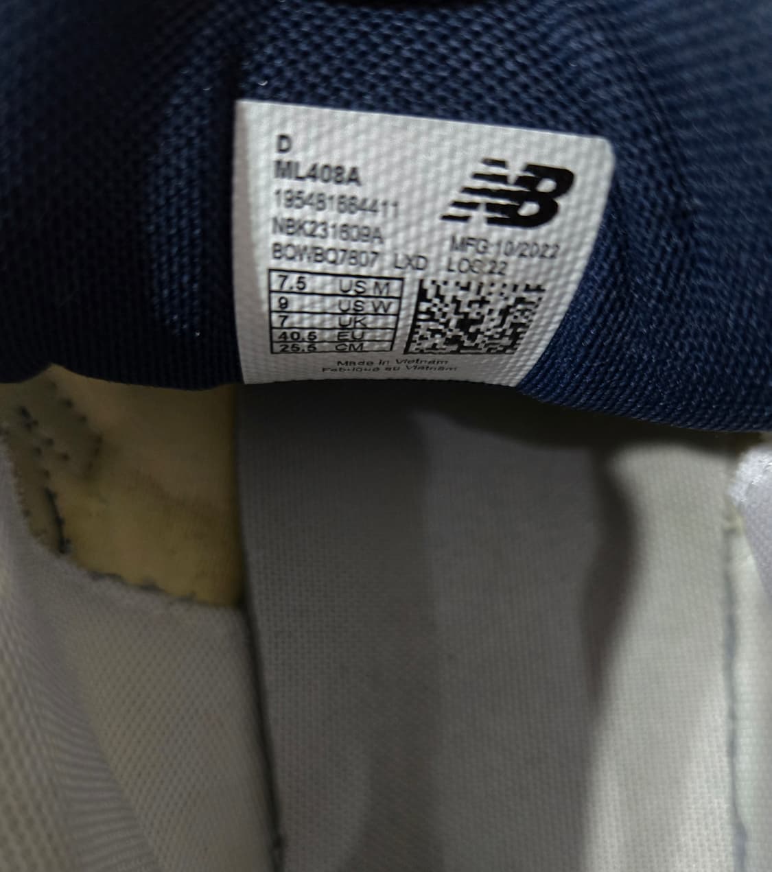 뉴발란스 408 런닝화 운동화 워킹화 255mm 상품이미지7