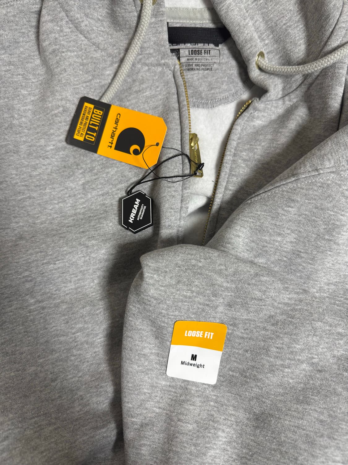 칼하트 후드 집업 M 상품이미지3