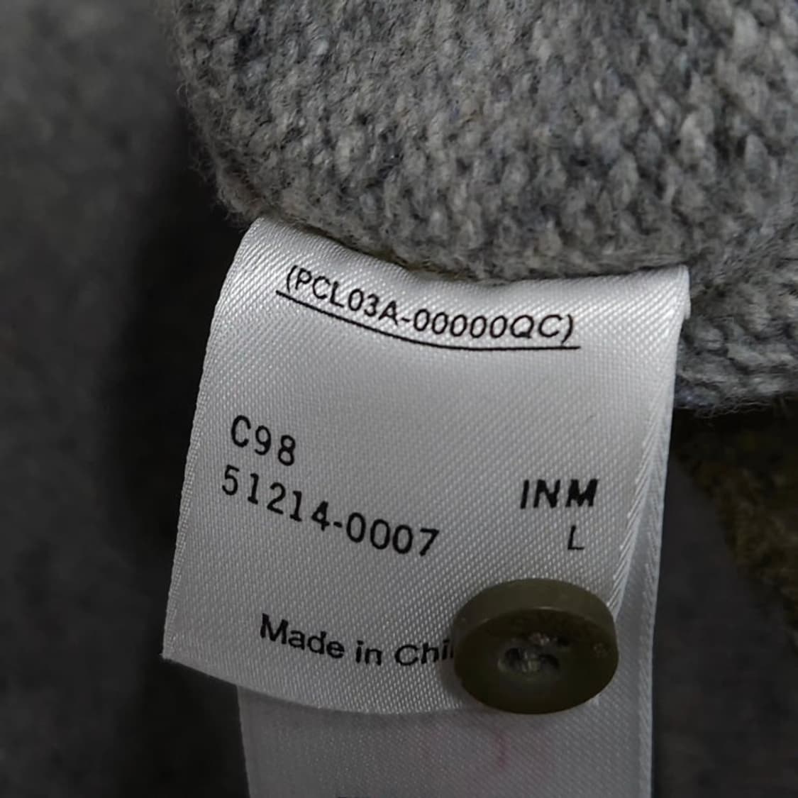 Levis 리바이스 브이넥 램스울 니트 그레이 배색 상품이미지6