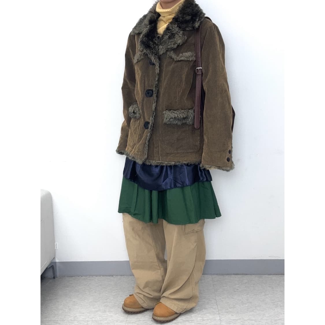 빈티지 브라운 자켓 상품이미지4