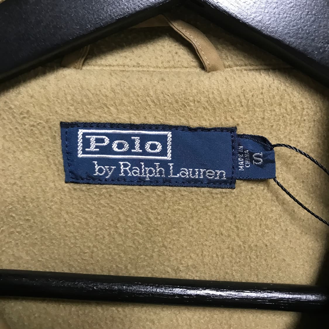 폴로 랄프로렌 기모 폴리쉘 자켓 베이지 S 상품이미지5