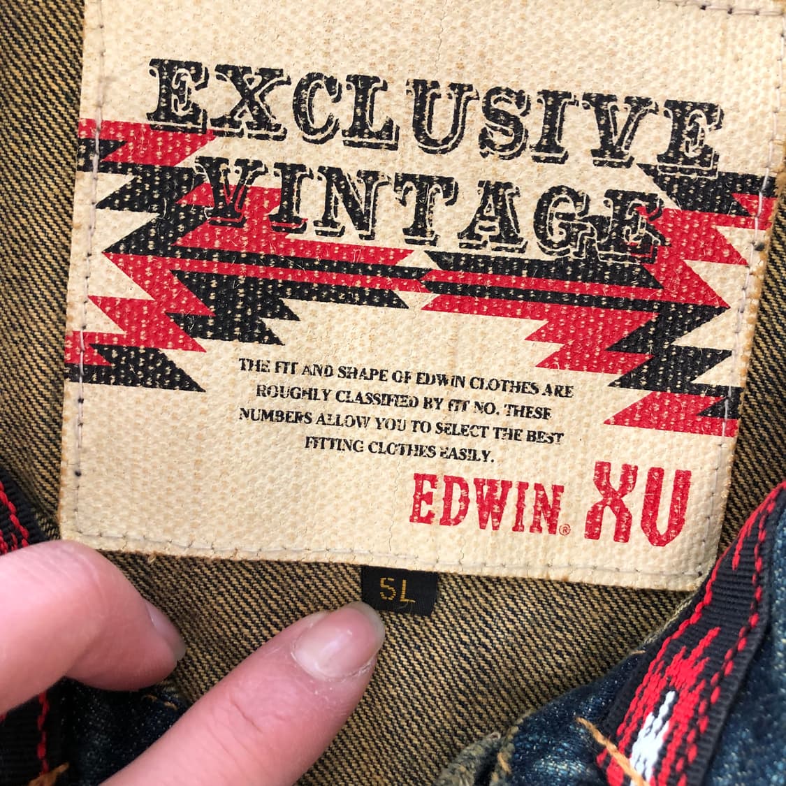 에드윈 웨스턴 데님 트러커 자켓  상품이미지8