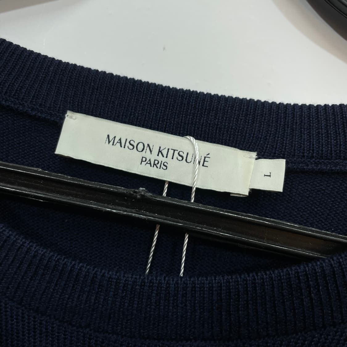 Maison Kitsune Navy Fox Knit 상품이미지7