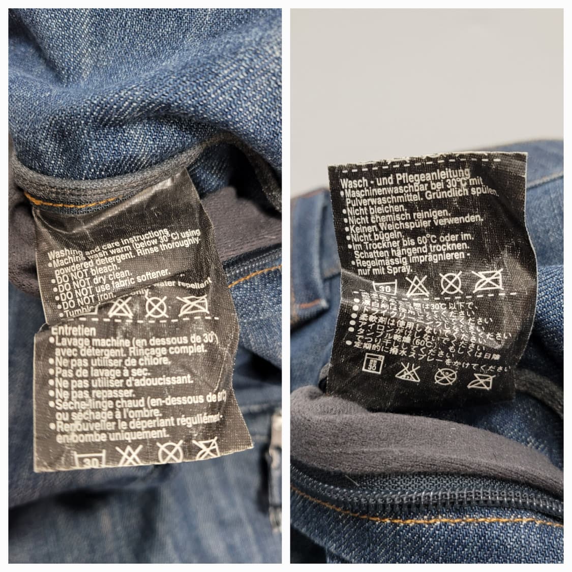 리바이스514 X 686 콜라보 스키 보드 팬츠 / 남 XL 연청 상품이미지9