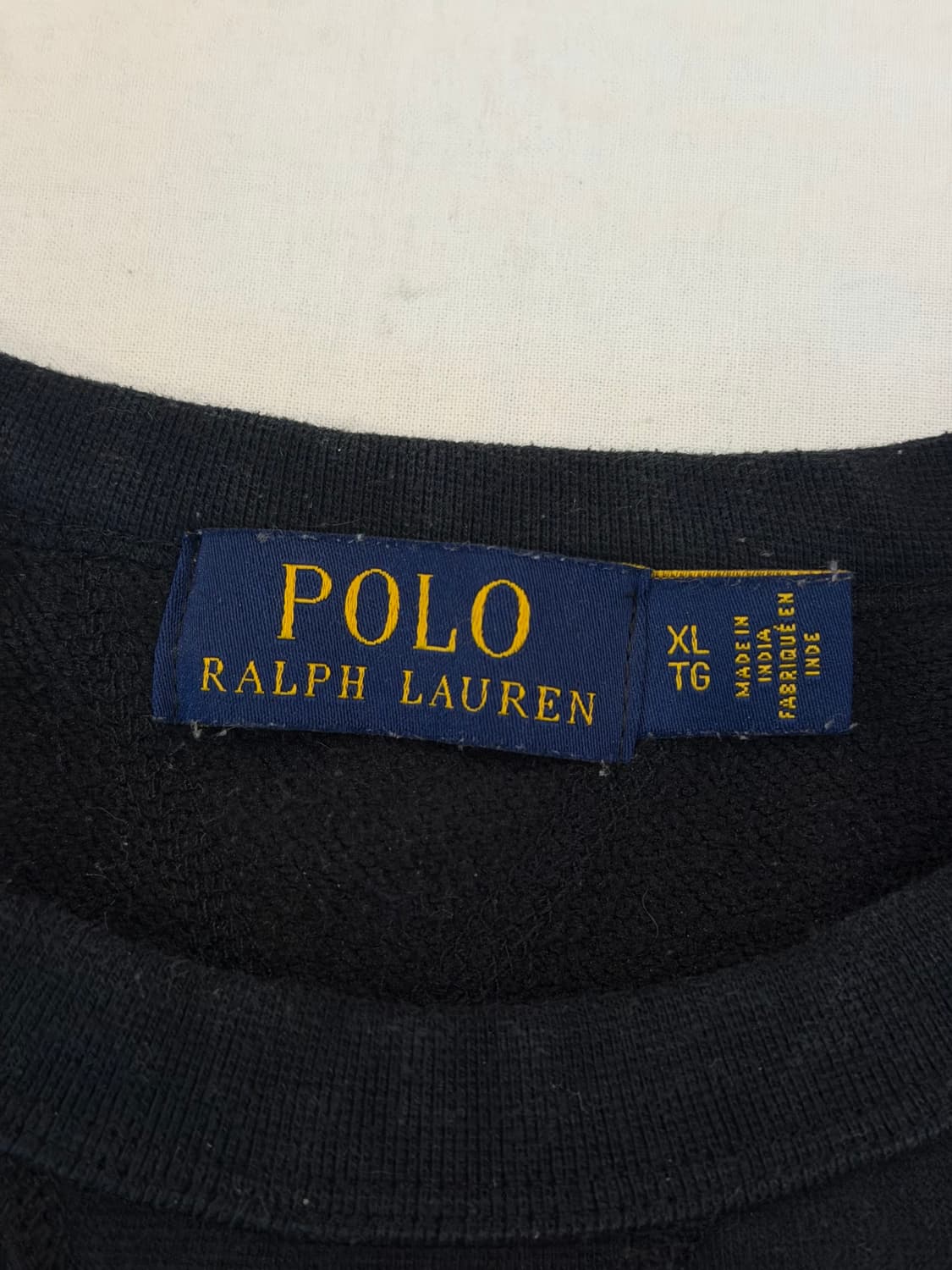 XL) 폴로 랄프로렌 맨투맨 스웻셔츠 블랙 상품이미지3